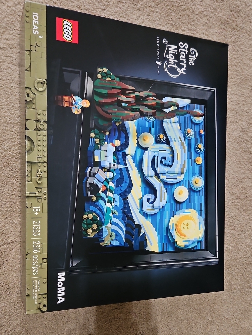 Lego Starry Night Vincent Van Gogh Mosaic New In Sealed Box